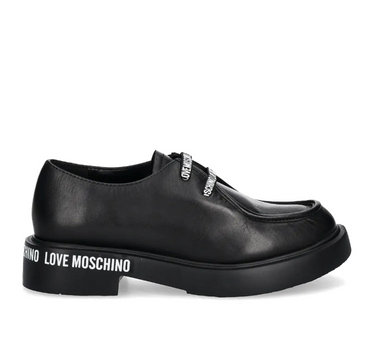 Zapato para para Mujer MOSCHINO Negro agujetas